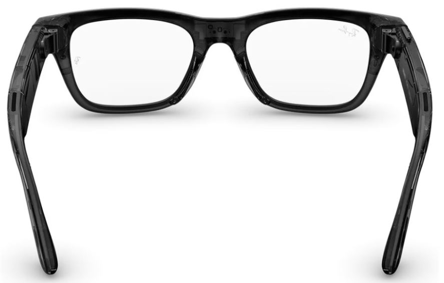 Meta Ray-Ban Blayzer Optics Gen2 RW7001, S54 Matte Transparent Black