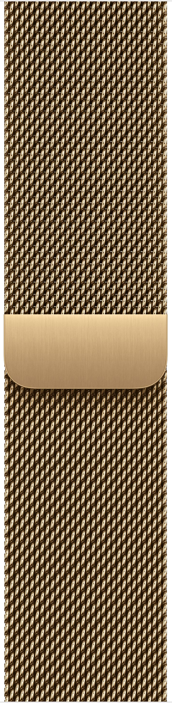 Apple Watch Series 12 46mm Natural Titanium Case with Milanese Loop Radiant Gold (M/L)