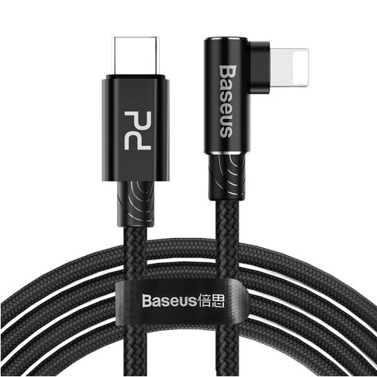 Кабель Baseus MVP Elbow Type-C to Lightning Cable PD 18W (Черный)