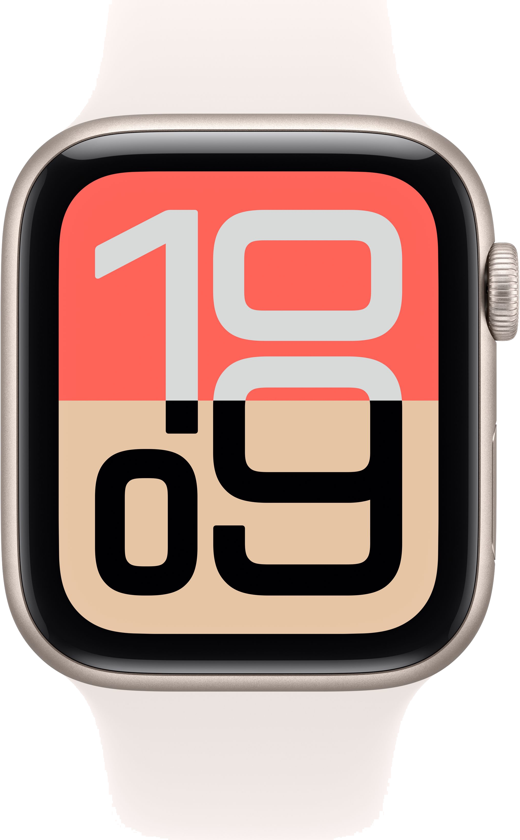 Умные часы Apple Watch SE 3 44mm (2025) Starlight Aluminum Case with Sport Band Light Blush