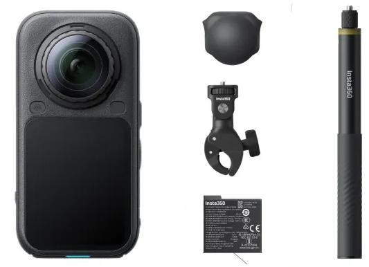 Экшн-камера Insta360 X6 Motorcycle Bundle, черный
