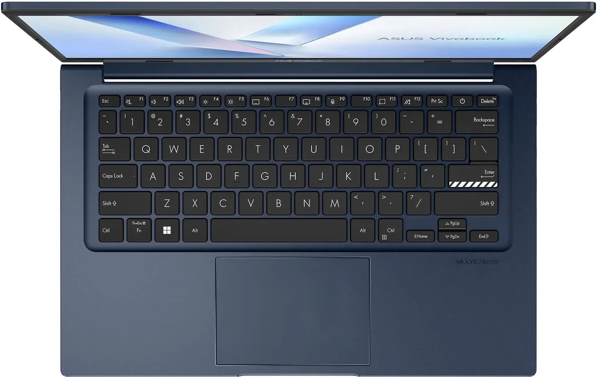 Ноутбук Asus Vivobook 14 X1404VA-I38128 14" (Intel Core i3 1315U, Intel UHD Graphics) 8ГБ, 128ГБ, Win 11 Home, синий (90NB10I1-M015F0)