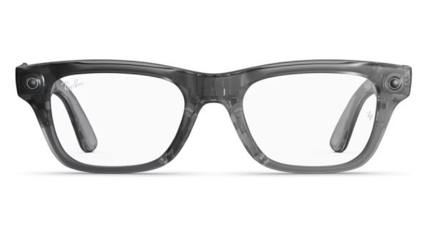 Meta Ray-Ban Blayzer Optics Gen2 RW7001, S54 Matte Transparent Ice Grey