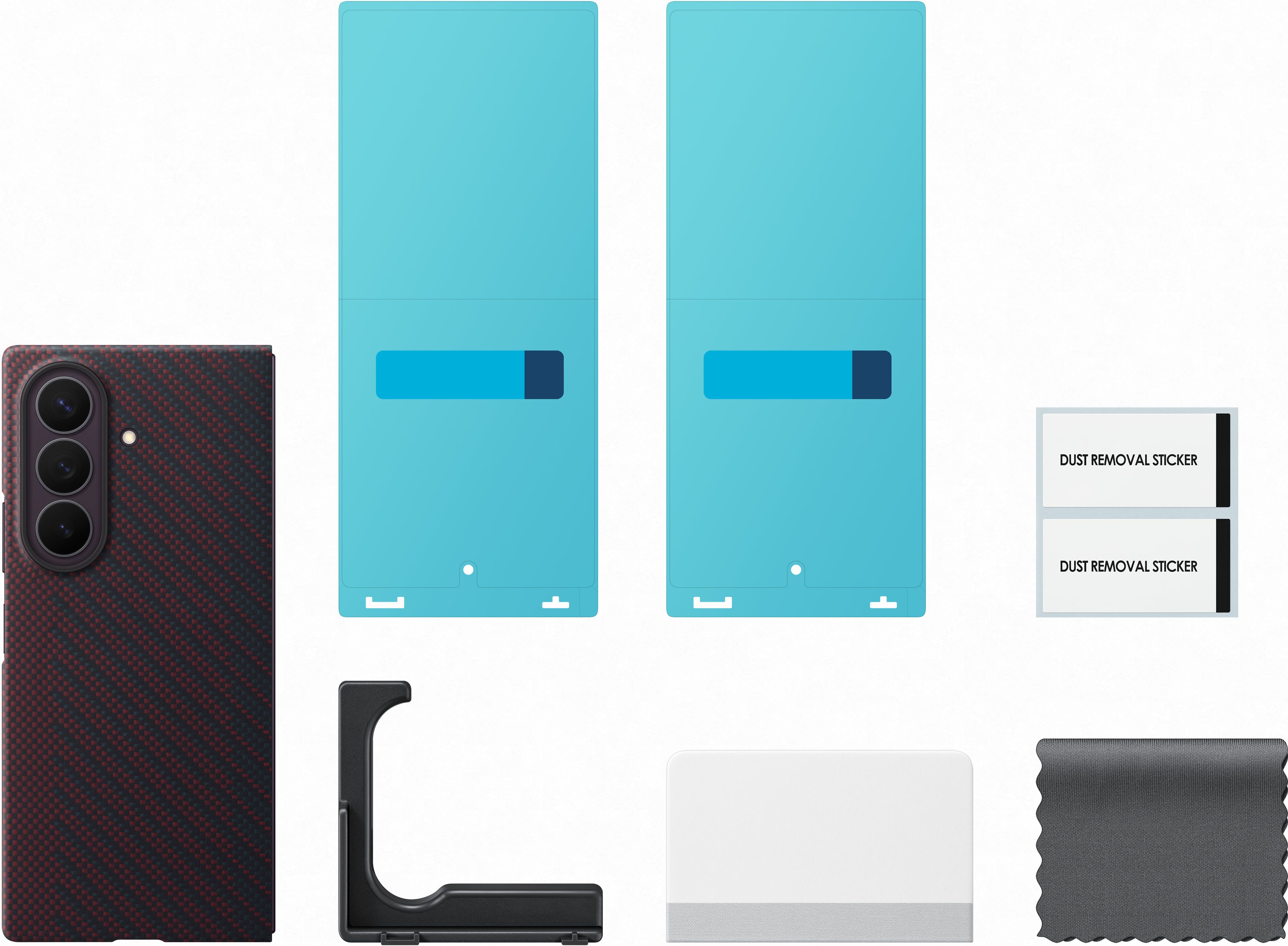 Samsung Carbon Magnet Case Galaxy Z Fold8 Ultra, тёмно-бордовый