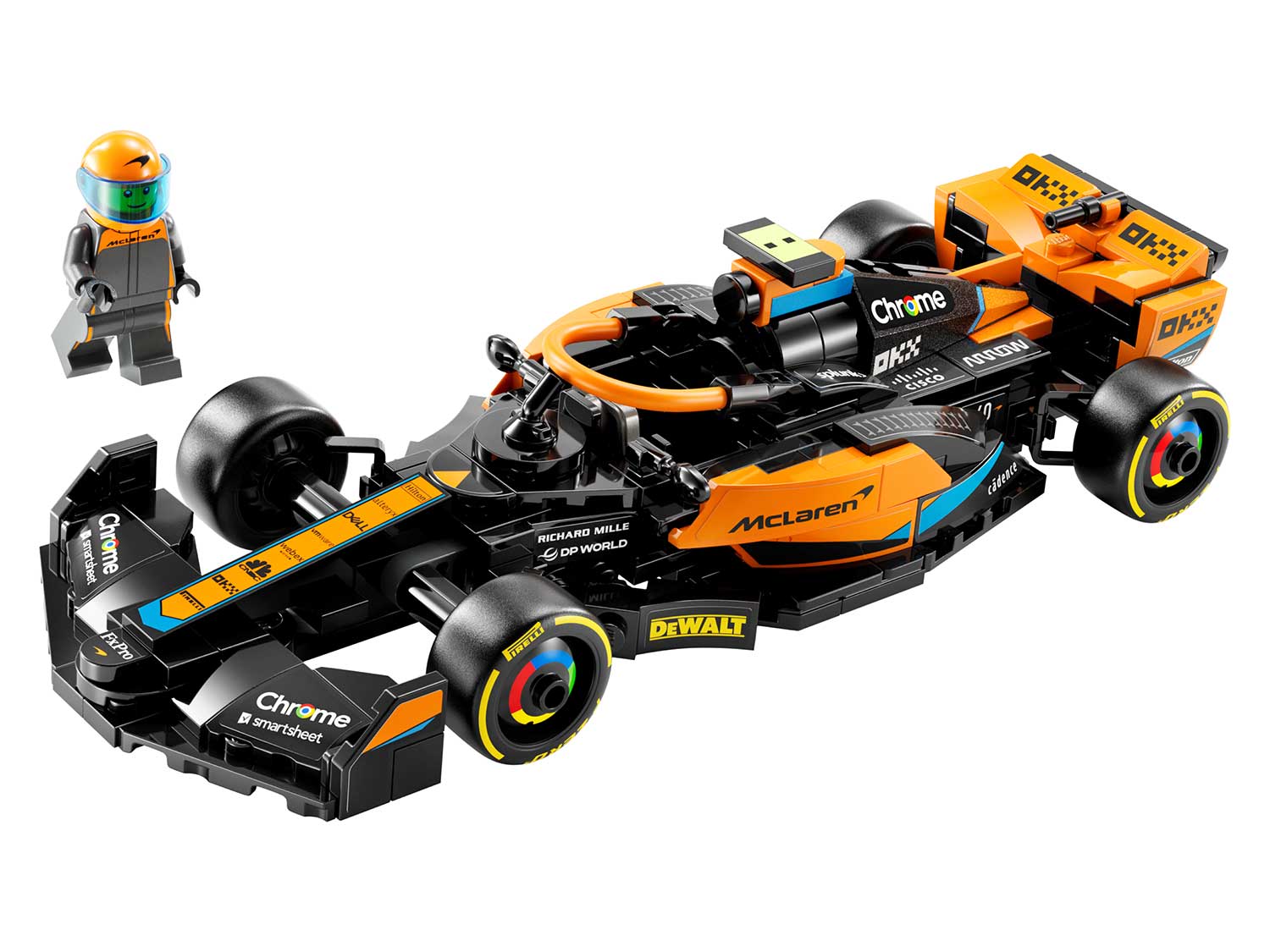 Конструктор LEGO Speed Champions 76919 Гоночный автомобиль McLaren Формулы-1 2023