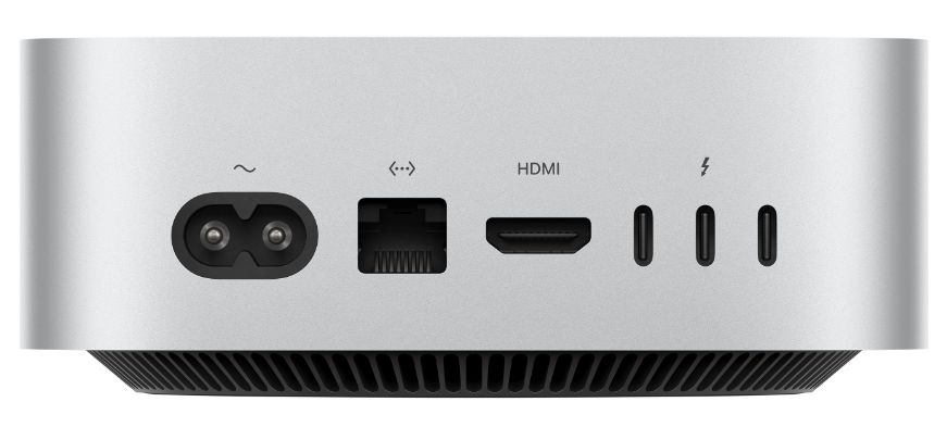 Apple Mac mini M4 (10C CPU / 10C GPU), 32 ГБ, 512 ГБ, серебристый (Z1CG0001T)