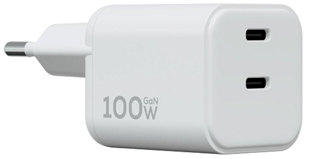 Сетевое зарядное устройство Magssory Nano Pro 100W GaN, с функцией быстрой зарядки, белый (ACH017)