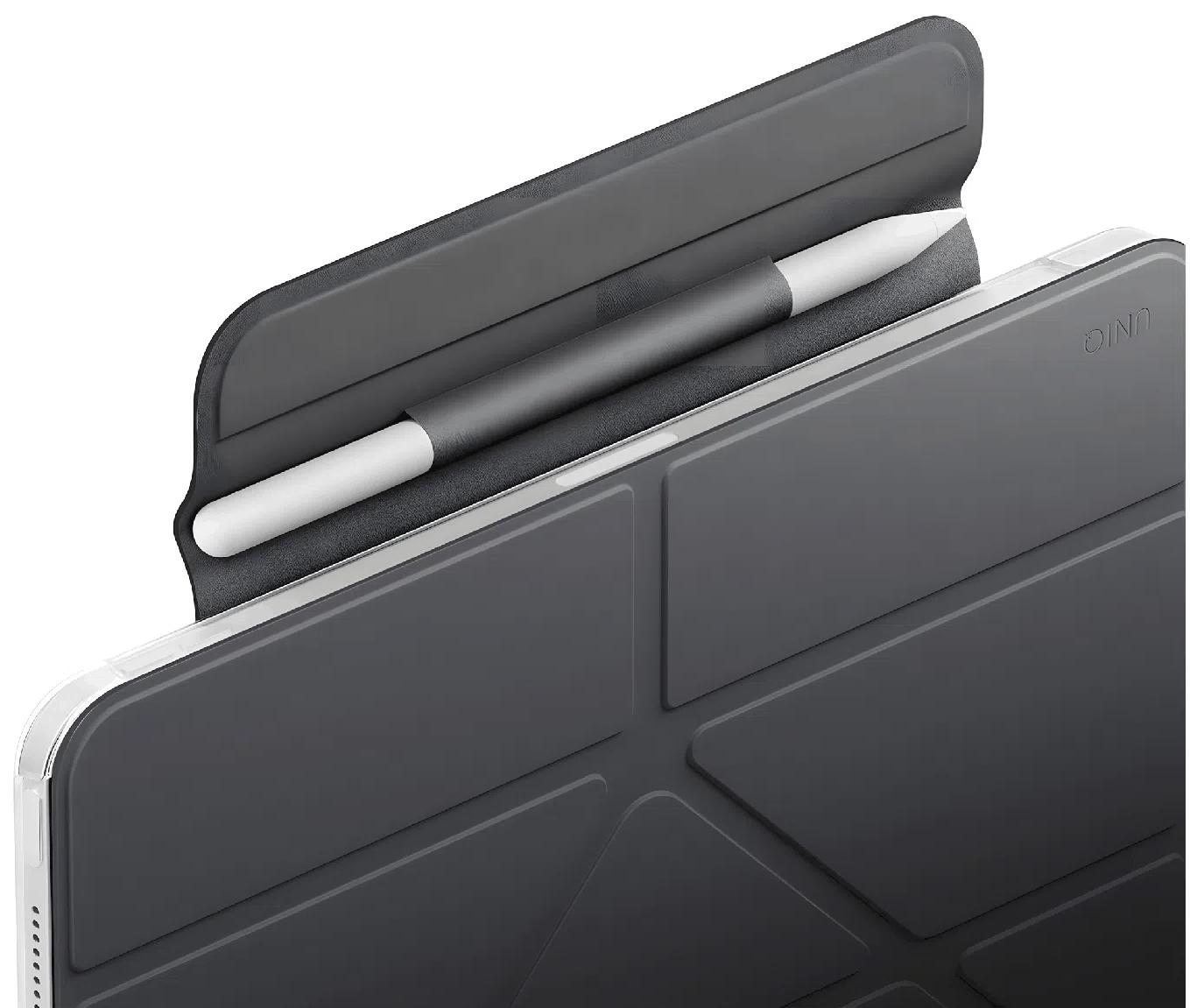 Чехол Uniq Camden Lite для iPad Air 11 (2024-2026), серый (PDA11(M4)-CAMLCHGRY)