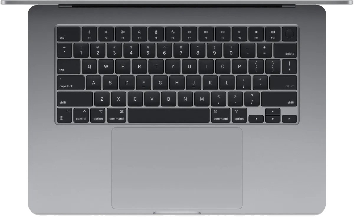 Ноутбук Apple MacBook Air 15 (M3, 8C CPU/10C GPU, 2024), 8 ГБ, 256 ГБ SSD, Space Gray (серый космос) Z1BP0002M