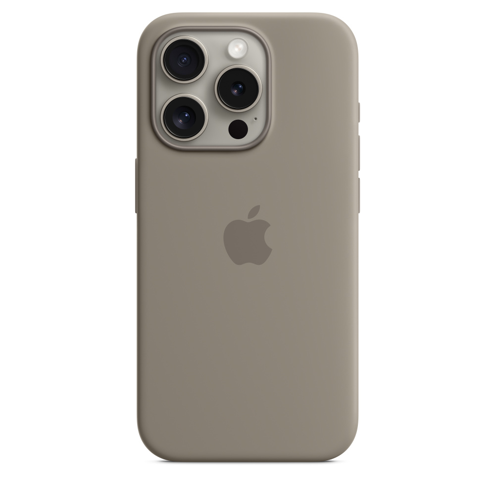 Чехол Apple iPhone 15 Pro Silicone Case с MagSafe, Clay (MT1E3)