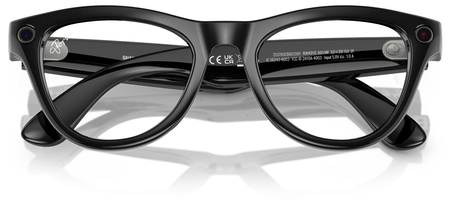 Умные очки Ray-Ban Meta Skyler RW4010 150-52 Size, Shiny Black/Transitions Cerulean Blue (8056262166185)