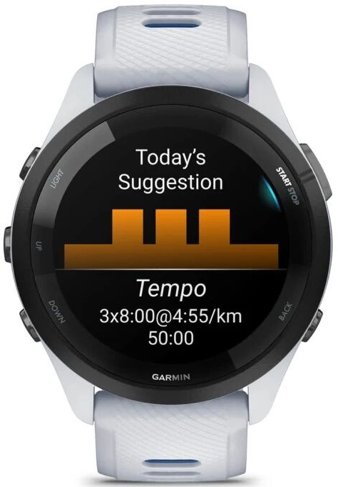 Garmin Forerunner 265, белый (010-02810-11)