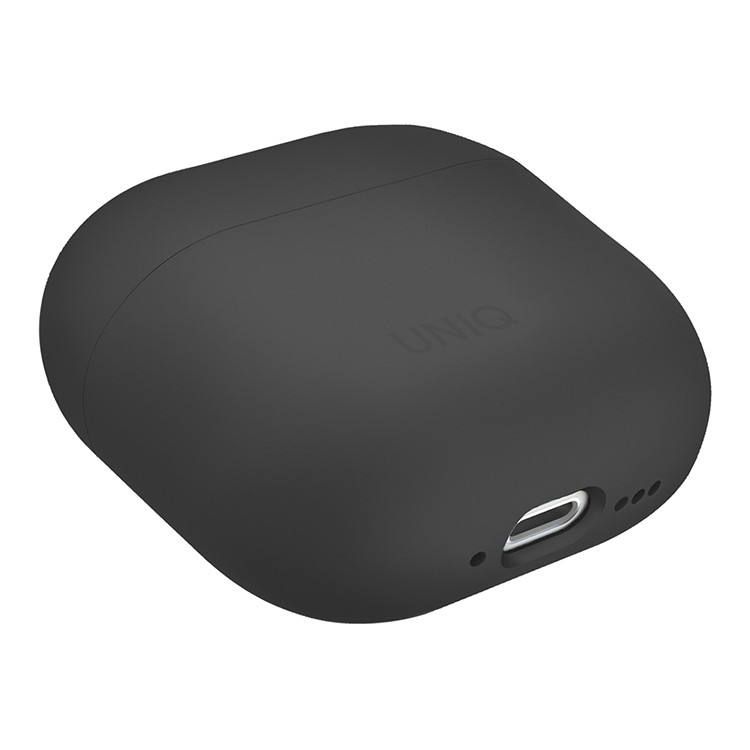 Чехол Uniq Lino Liquid silicone для AirPods 4, серый (AIRPODS(2024)-LINOGRY)