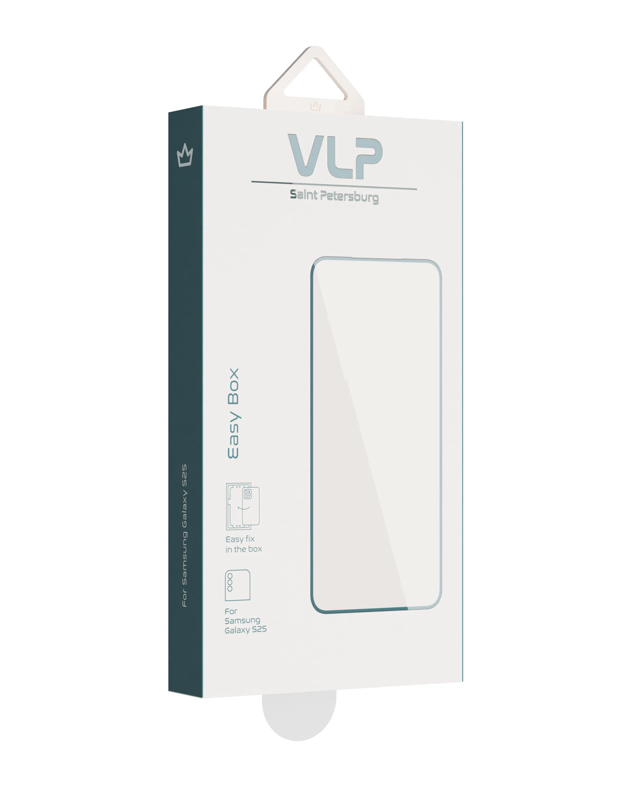 Защитное стекло VLP A-Glass Easy Box для Galaxy S25, с аппликатором (1061124)