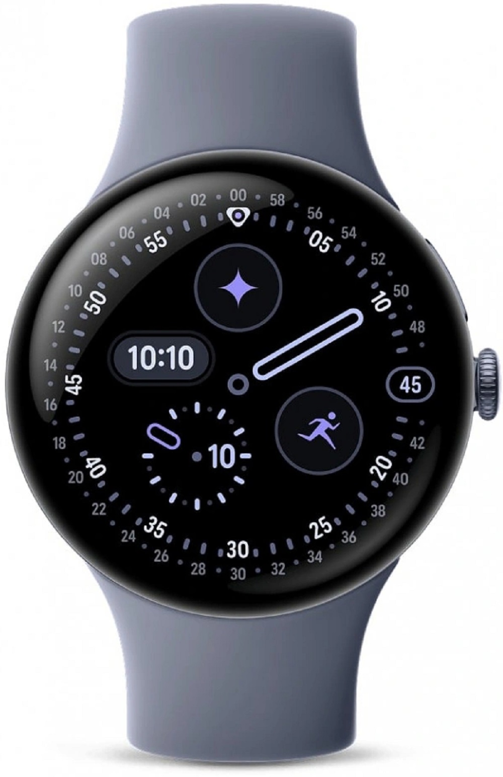 Смарт-часы Google Pixel Watch 4 45mm Wi-Fi + LTE, серый