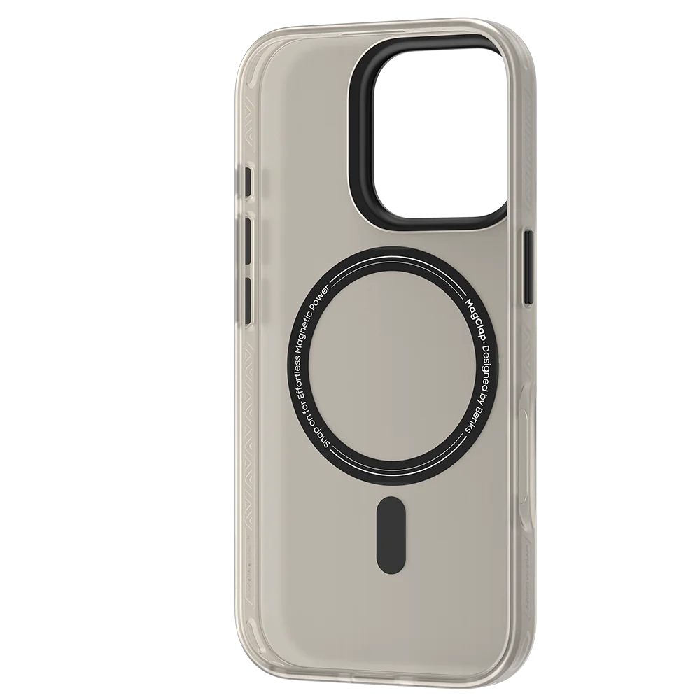 Чехол силиконовый Benks Lucid Armor Case с MagSafe для iPhone 16 Pro, серый (C.K.PC.AP.GR.0065)