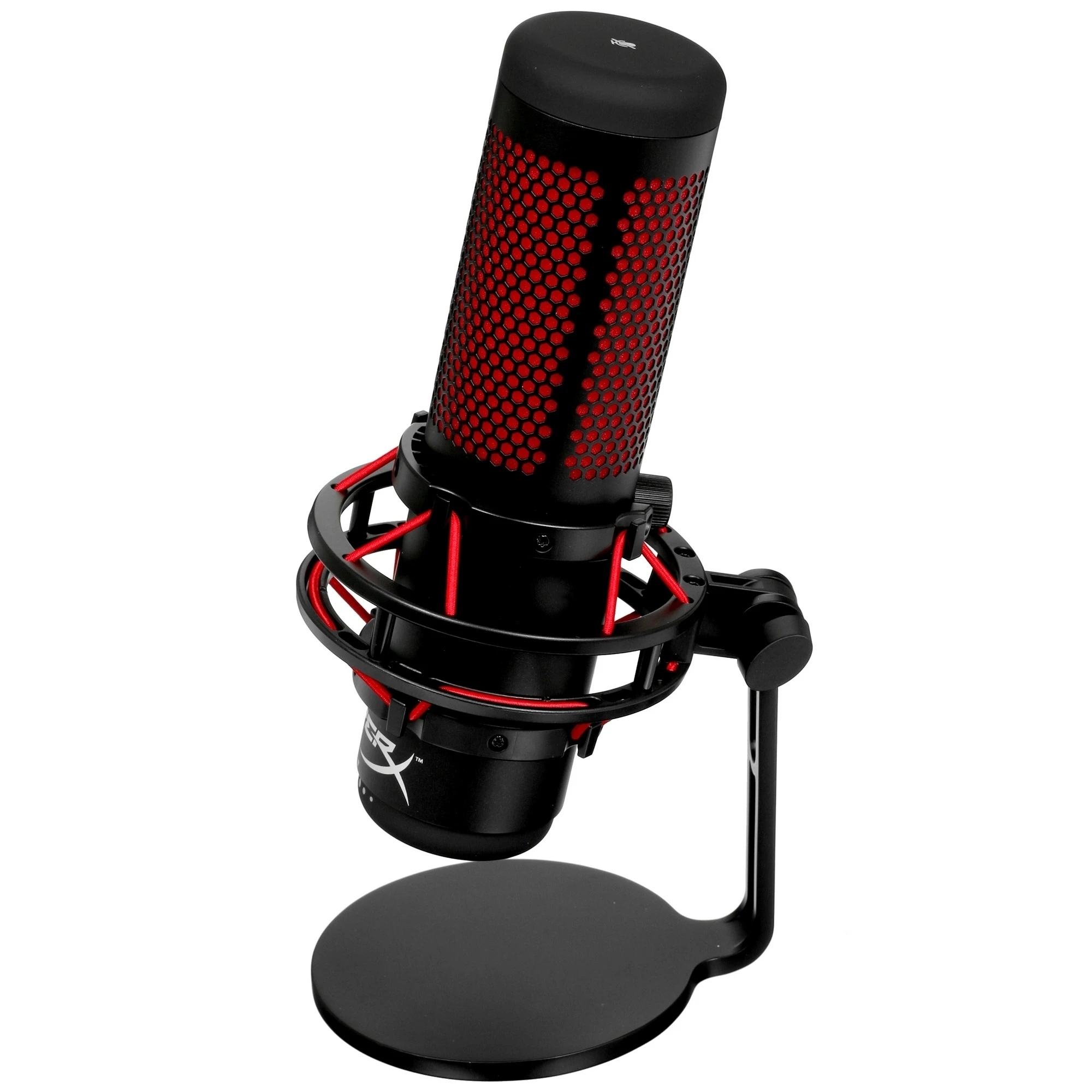 Микрофон HyperX QuadCast S, черный/красный