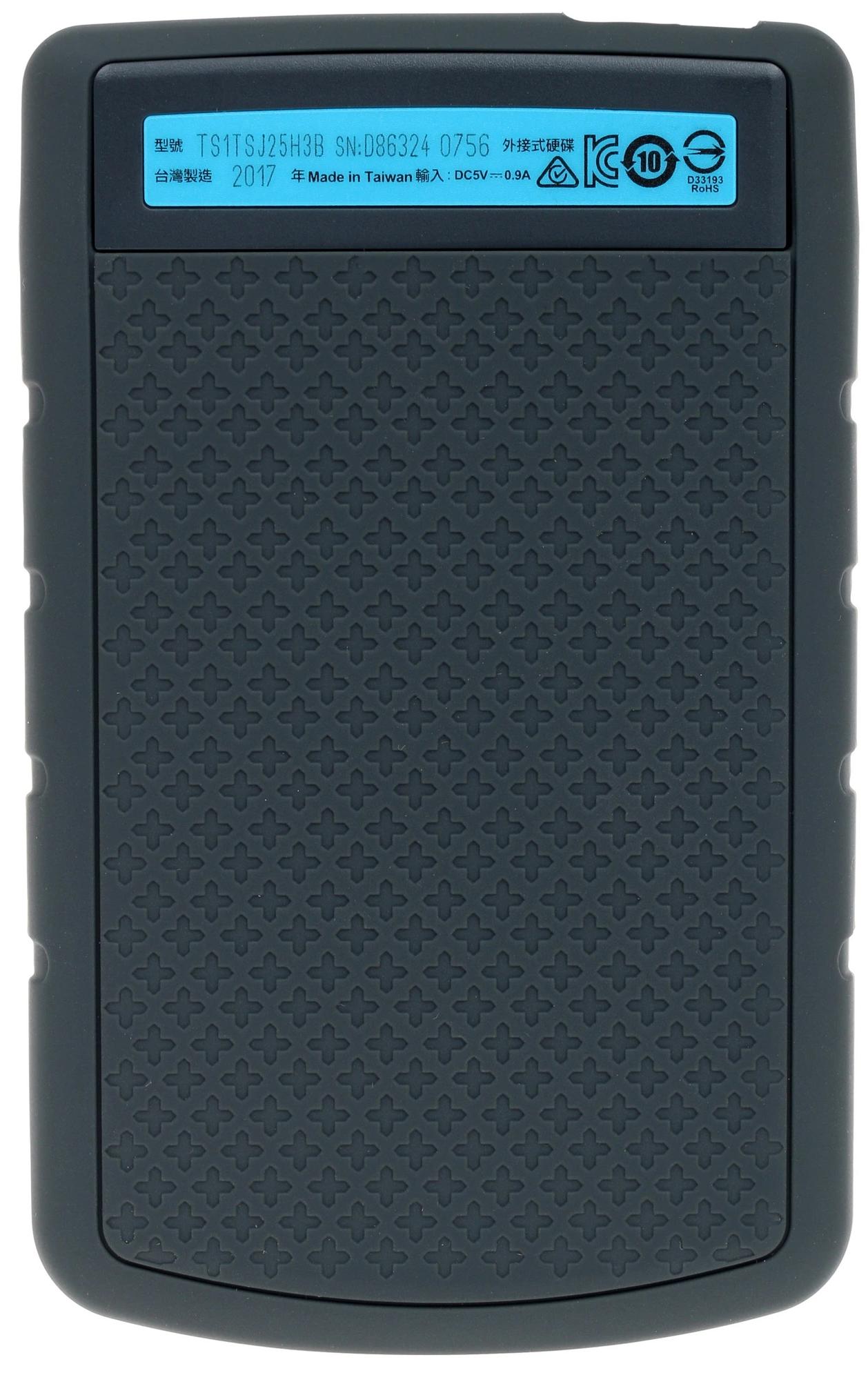 Внешний жесткий диск HDD Transcend StoreJet 25H3 2 ТБ, синий