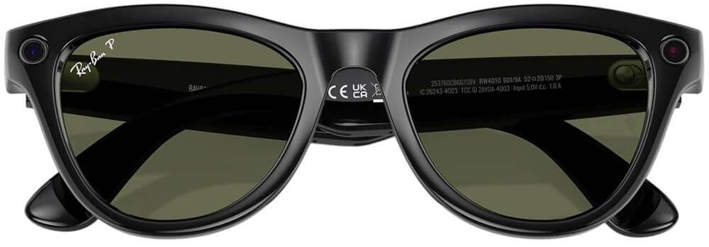 Умные очки Ray-Ban Meta Skyler RW4010 150-52 Size, Shiny Black/Green (8056262043790)