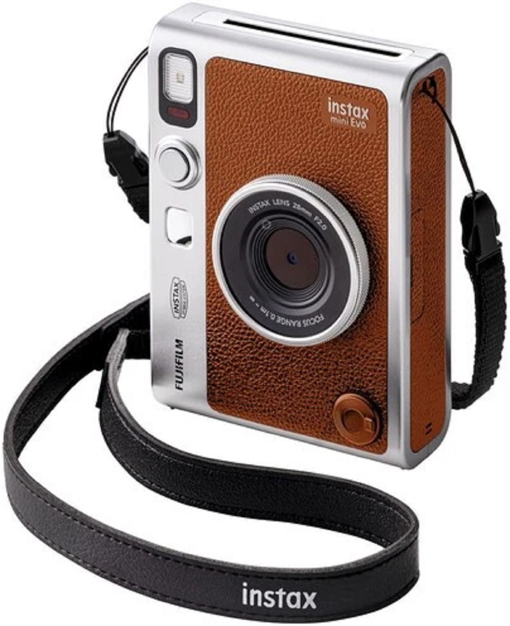 Фотоаппарат моментальной печати Fujifilm Instax Mini Evo, коричневый