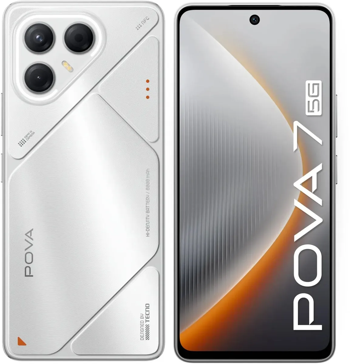 TECNO Pova 7 5G 8/128 ГБ, серебристый