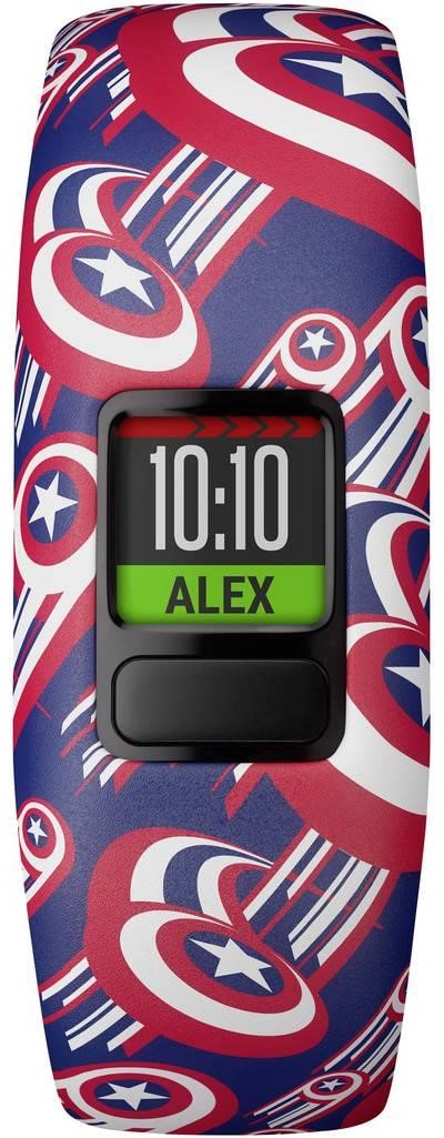 Фитнес-браслет детский Garmin Vivofit Jr 2, Captain America Band (010-01909-12)
