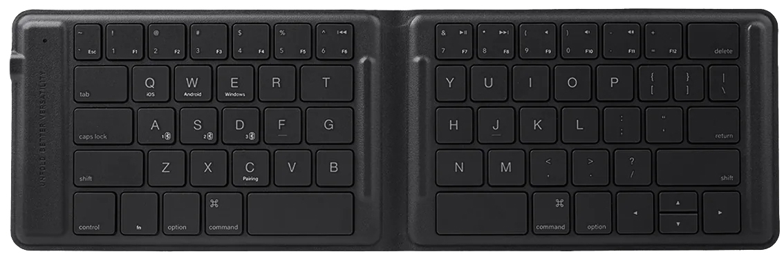 Клавиатура Uniq FORIO Foldable Bluettoth Keyboard, черный