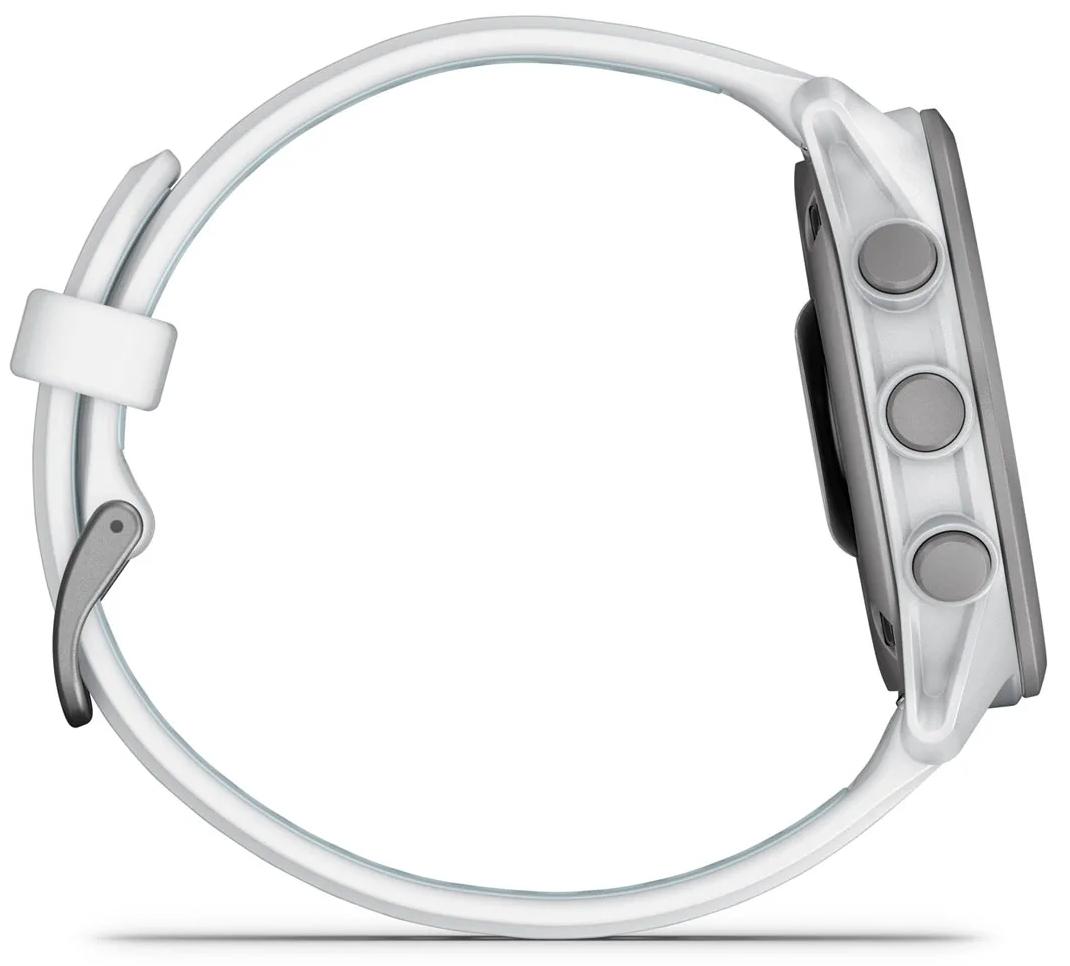 Смарт-часы Garmin Forerunner 170 Music, светло-серый и светло-серый/голубой ремешок (010-03920-01)