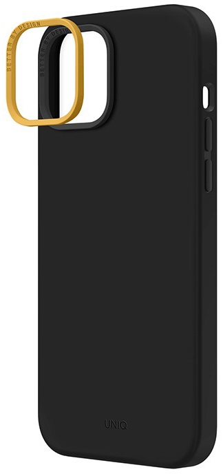 Чехол Uniq Lino для iPhone 14 Plus, черный IP6.7M(2022)-LINOBLK