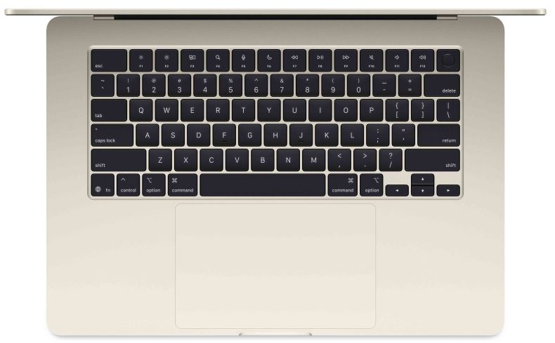 Apple MacBook Air 15 (M5, 10C/10C, 2026), 32 ГБ, 512 ГБ SSD, Starlight (Z1LT000MJ)