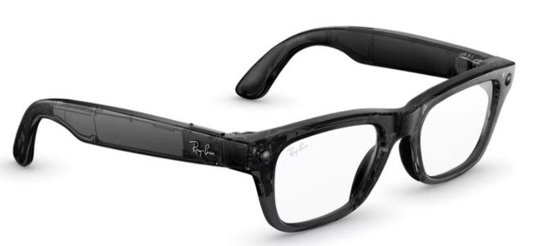 Meta Ray-Ban Blayzer Optics Gen2 RW7001, S50 Transparent Black