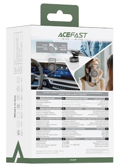 Acefast E27, серый/черный