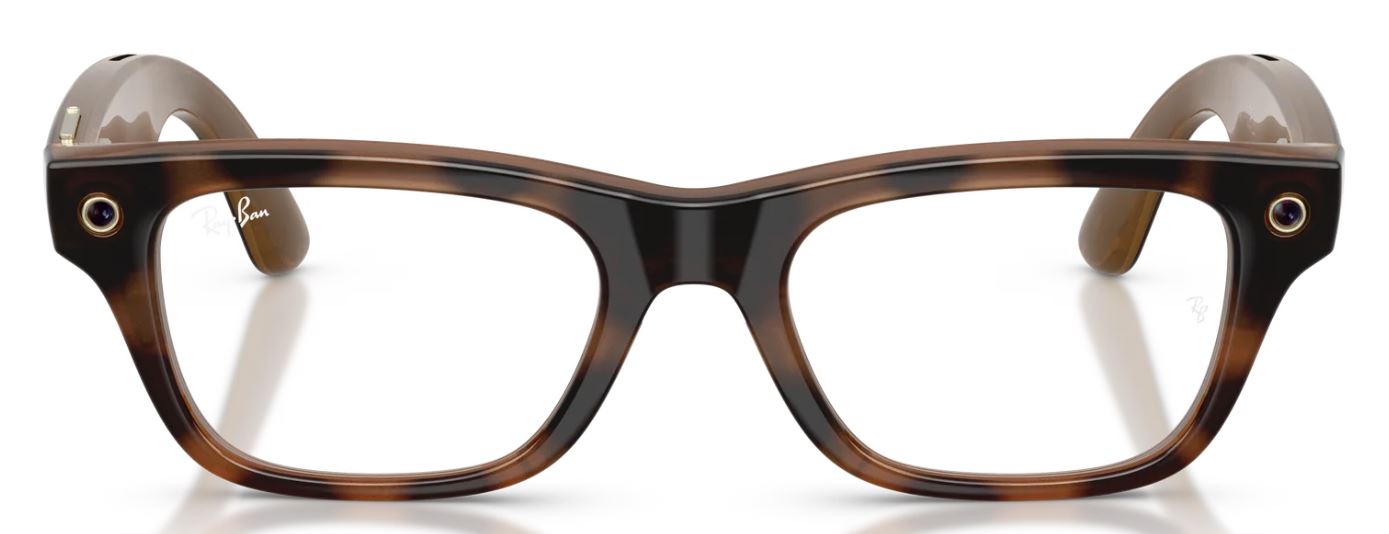 Умные очки Meta Ray-Ban Blayzer Optics Gen2 RW7001, 150–50 Demo Lens Shiny Havana (черепаховые) 8056262944592