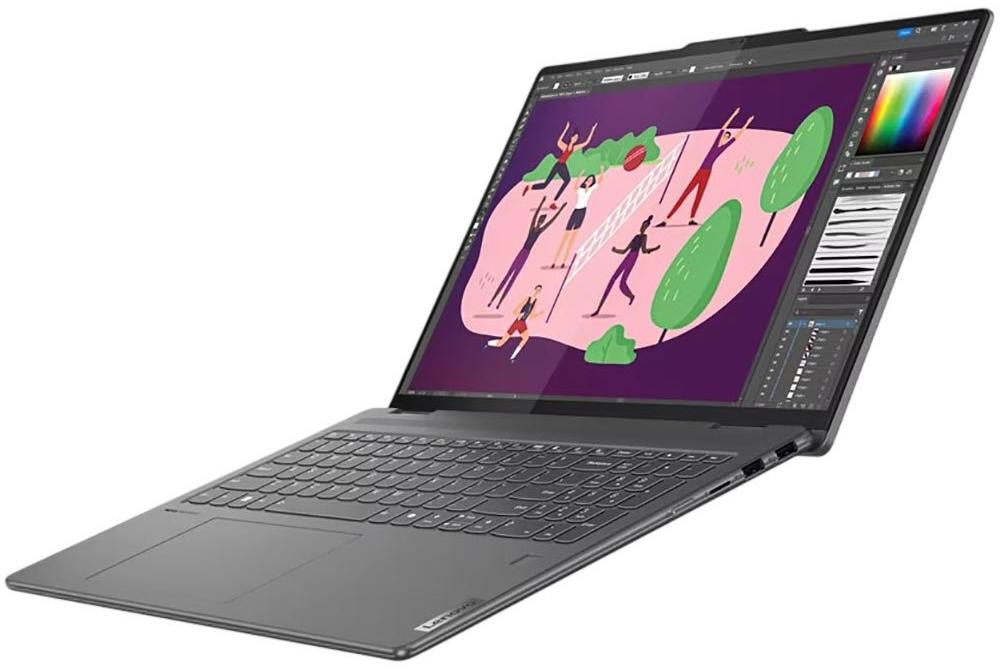 Ноутбук Lenovo Yoga 7 2-in-1 16IML9 16" (Intel Core Ultra 7 155U, Intel Graphics) 16ГБ, 1ТБ, Win 11 Home, серый (83DL0002US)