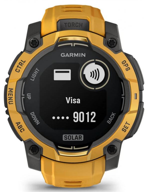 Garmin Instinct 3 45mm Solar, Sunburst with Sunburst/Gray Silicone (010-02934-42) HK