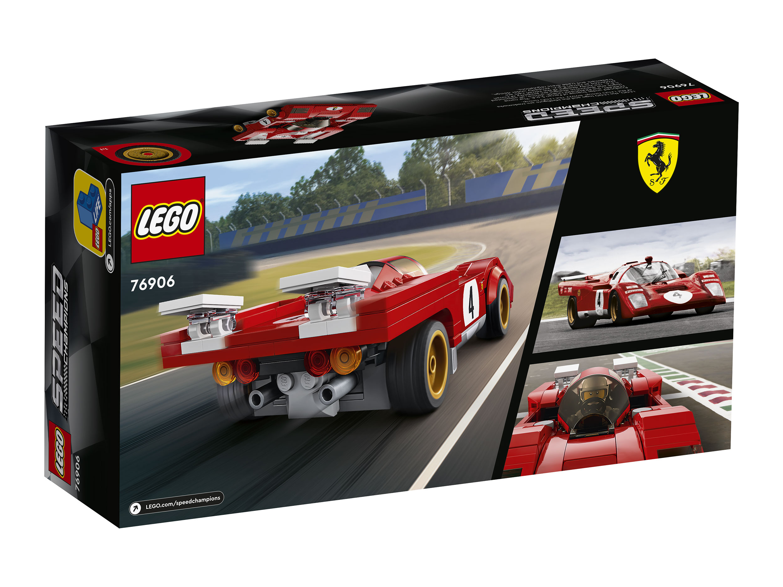 Конструктор LEGO Speed Champions 76906 1970 Ferrari 512 M