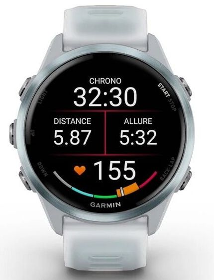Garmin Forerunner 570 42mm, Steinweiss/Cloud Blue Aluminium (010-02970-01)