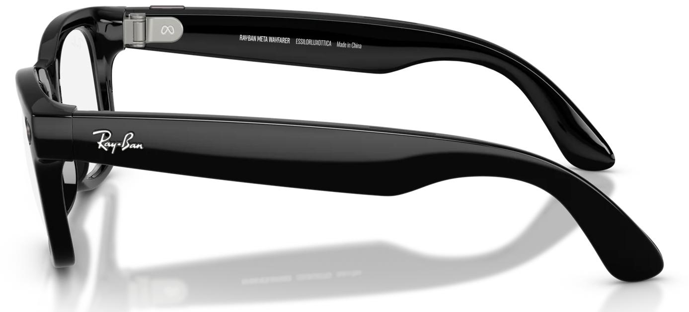 Умные очки Ray-Ban Meta (Gen 2) Wayfarer RW4012 155-53 Size, Shiny Black/Transitions Graph Green (8056262721308)