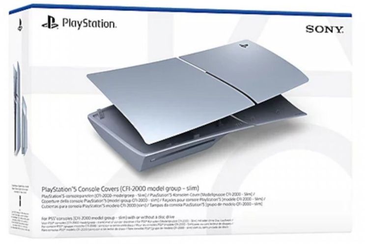 Сменный корпус Sony Slim Version для PlayStation 5, Sterling Silver (1000040154)