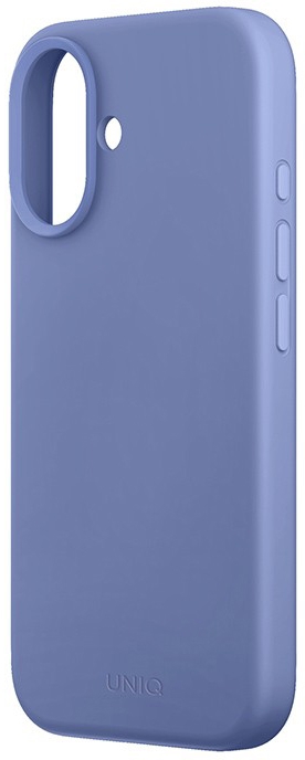 Чехол Uniq Lino Hue с MagSafe для iPhone 16, синий IP6.1(2024) - LINOHMPBLU