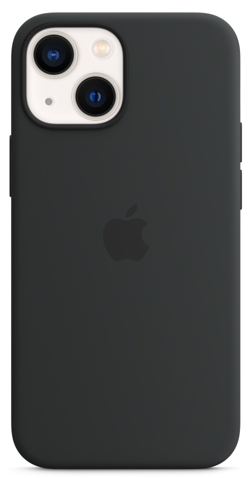 iPhone 13 mini Silicone Case with MagSafe - Midnight