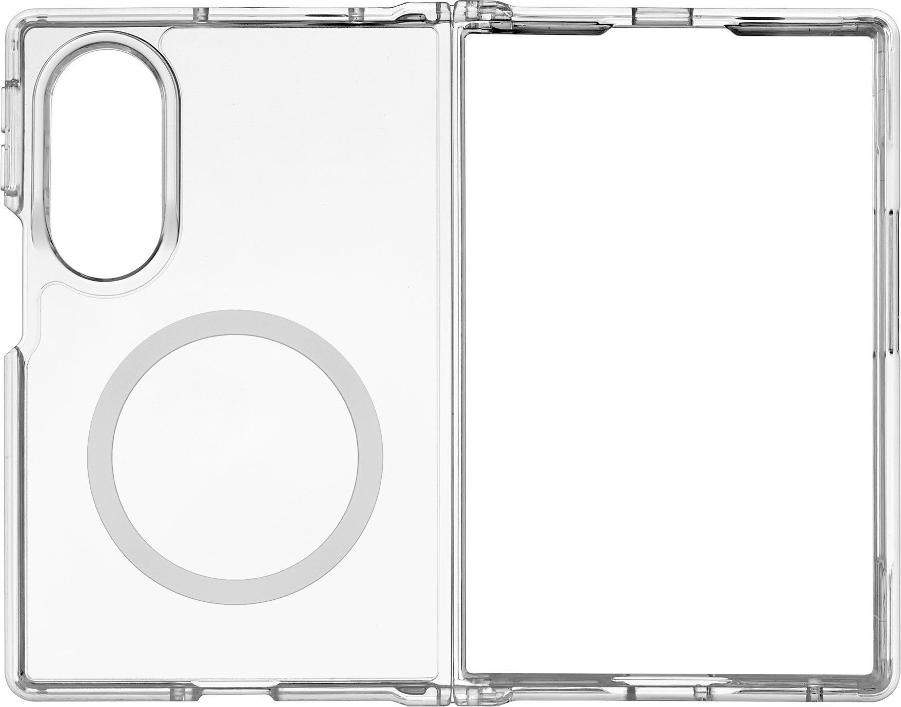 uBear Real Mag с MagSafe для Galaxy Z Fold8, прозрачный