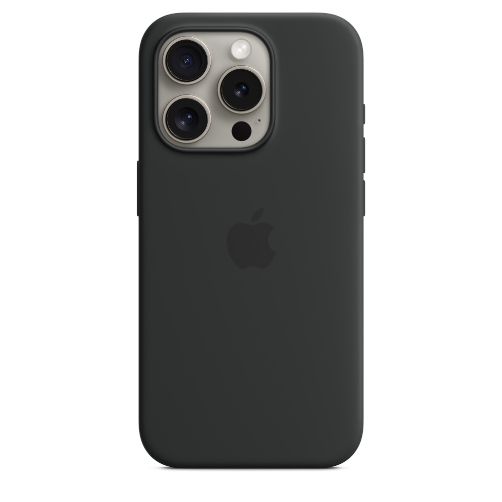 Чехол Apple iPhone 15 Pro Silicone Case с MagSafe, Black (MT1A3)