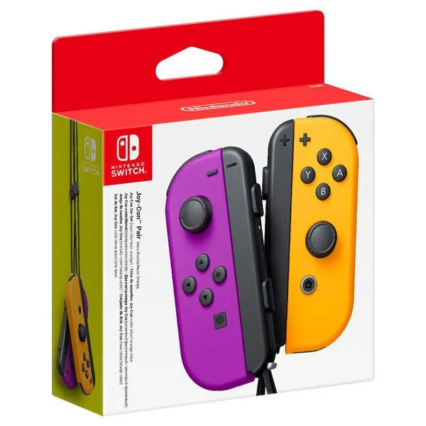 Комплект Nintendo Switch Joy-Con controllers Duo, фиолетовый/оранжевый