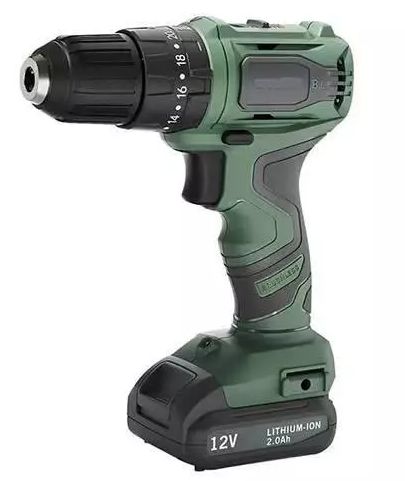 MarsWorker 12V Lithium Impact Drill, зеленый (MSBLID1201-04)