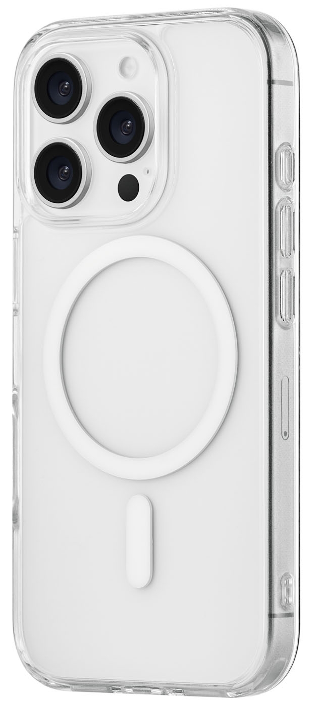 Чехол uBear Real Mag Case с MagSafe для Apple iPhone 16 Pro, прозрачный (CS396TT63PRL-I24M)