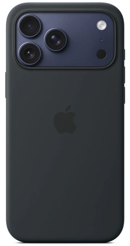 Apple Silicone Case с MagSafe для iPhone 17 Pro, черный (Black) MGFK4FE/A