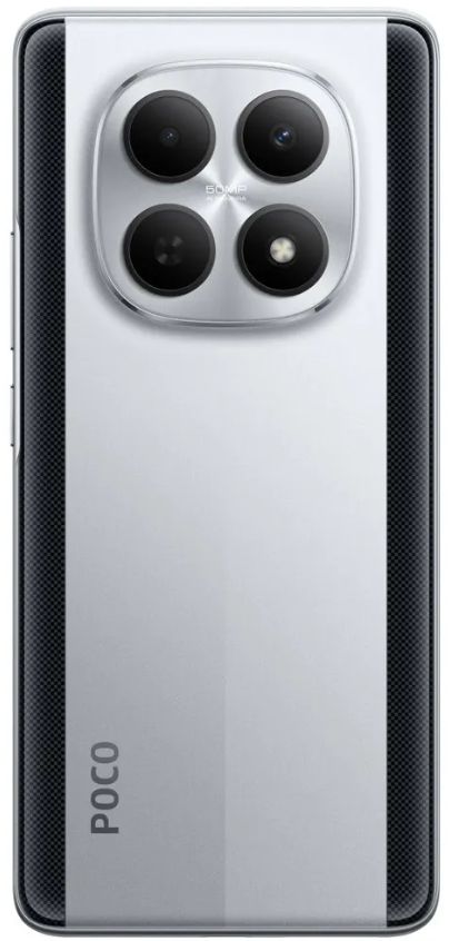 Смартфон Poco M8 12/512 ГБ, серебристый