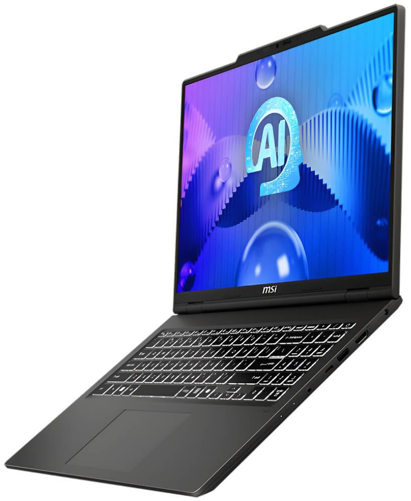 MSI Venture 16 AI A2HMG-050RU (Intel Core Ultra 7 255H, Intel Arc Graphics) 32ГБ, 1ТБ SSD, noOS, серый (9S7-261221-050)