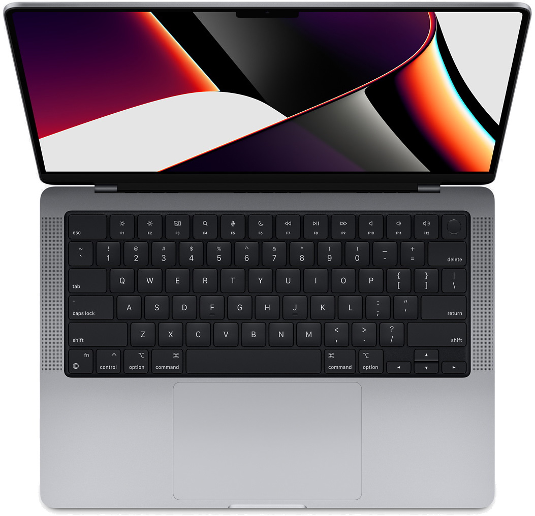 Apple MacBook Pro 14" (M1 Pro, 10C/16C), 16 Гб, 1 Тб, серый космос